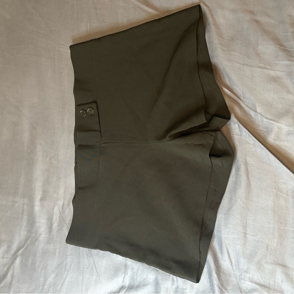 Olive Green Women's Athletic Shorts